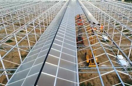 Mujiayu Modern Agricultural Smart Glass Greenhouse Project