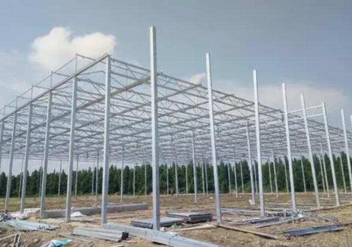 glass greenhouse framework